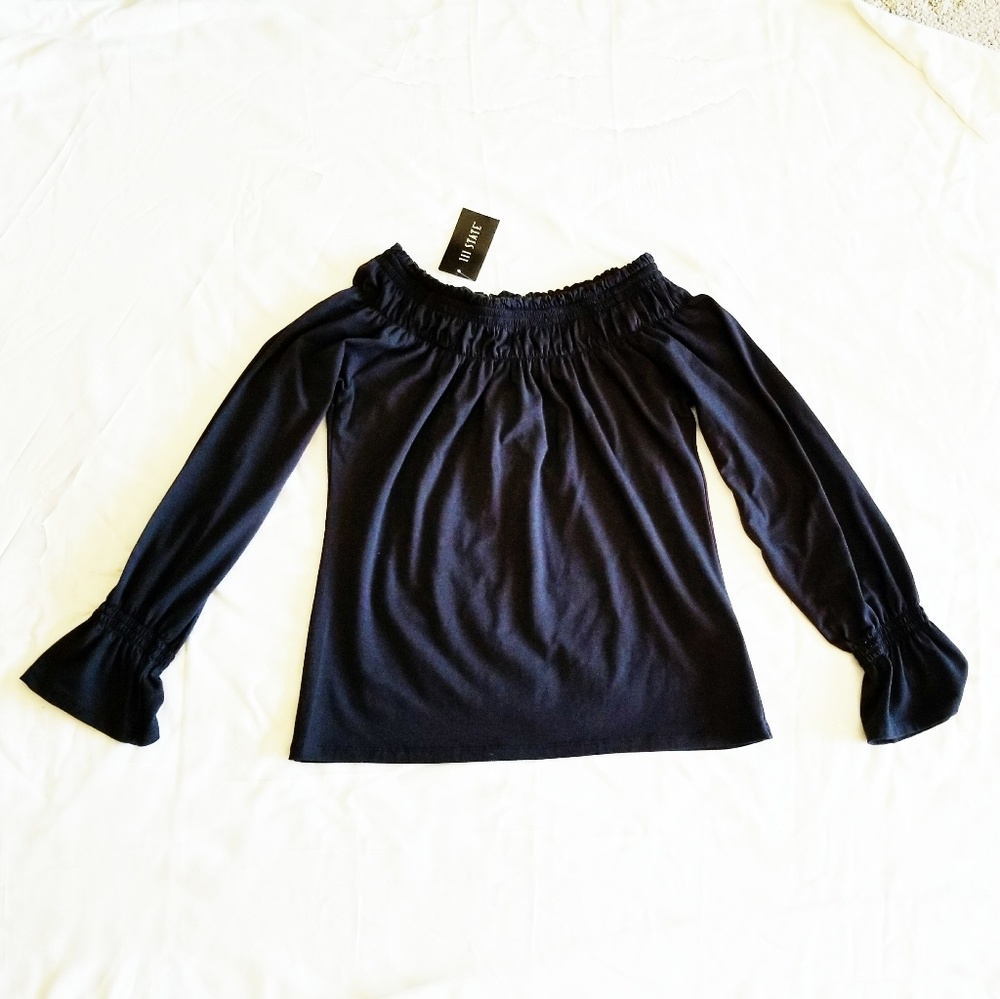 111 State Black Long Sleeve Shirt Size Medium